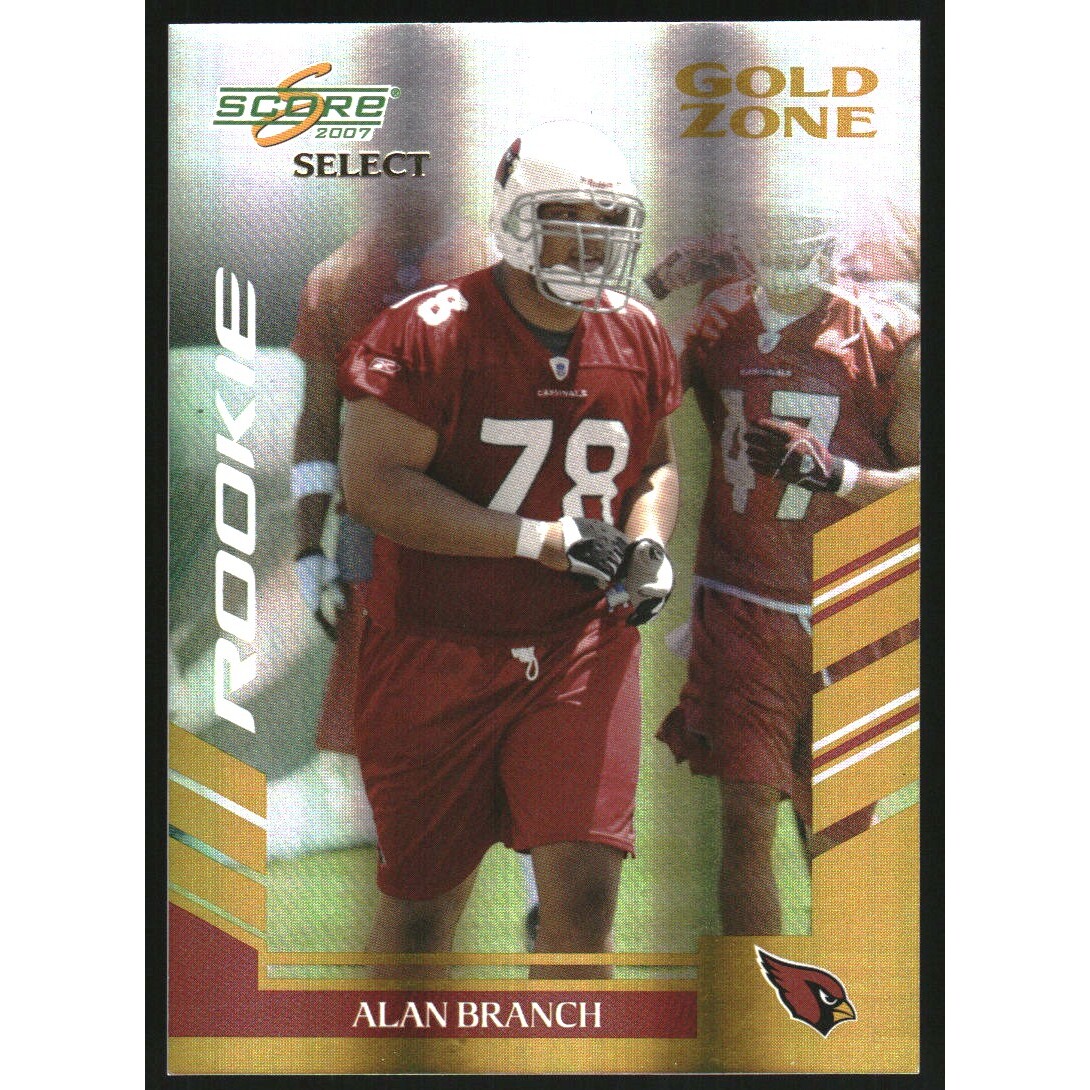 2007 Select Gold Zone #365 Alan Branch