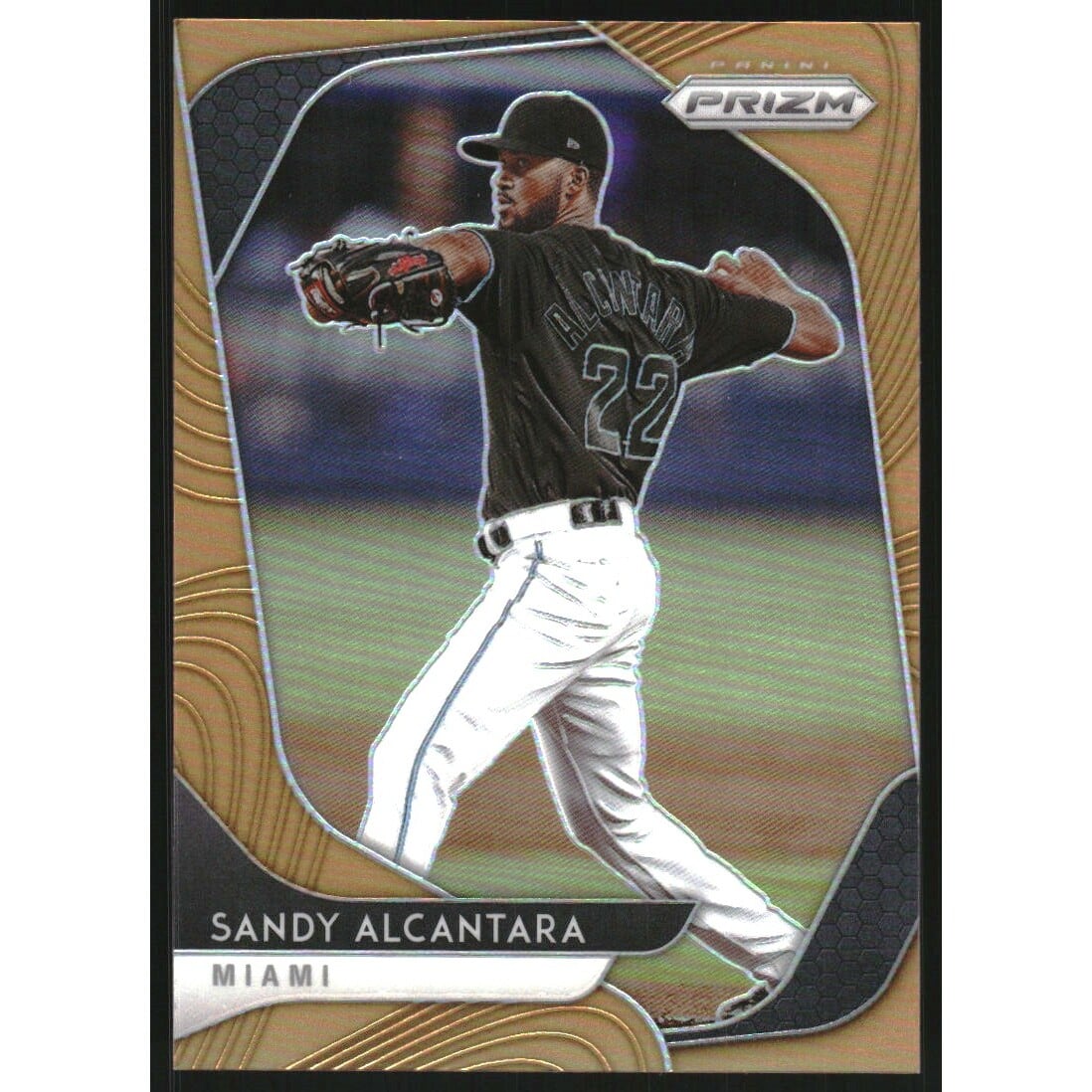 2020 Panini Prizm Prizms Neon Orange #133 Sandy Alcantara