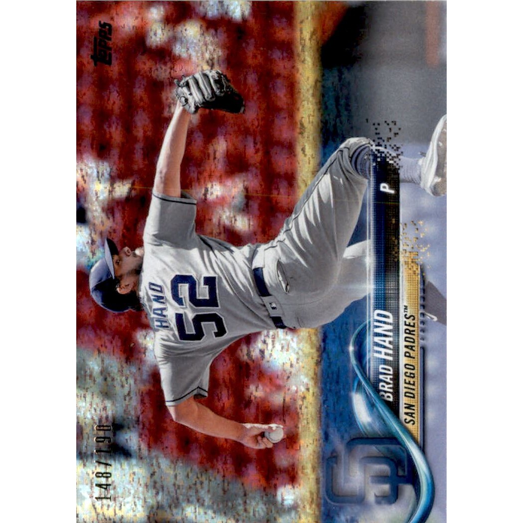 2018 Topps Factory Set Foilboard #52 Brad Hand. rookie card picture