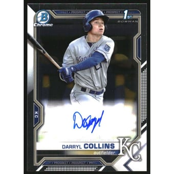2021 Bowman Chrome Prospect Autographs #CPADC Darryl Collins