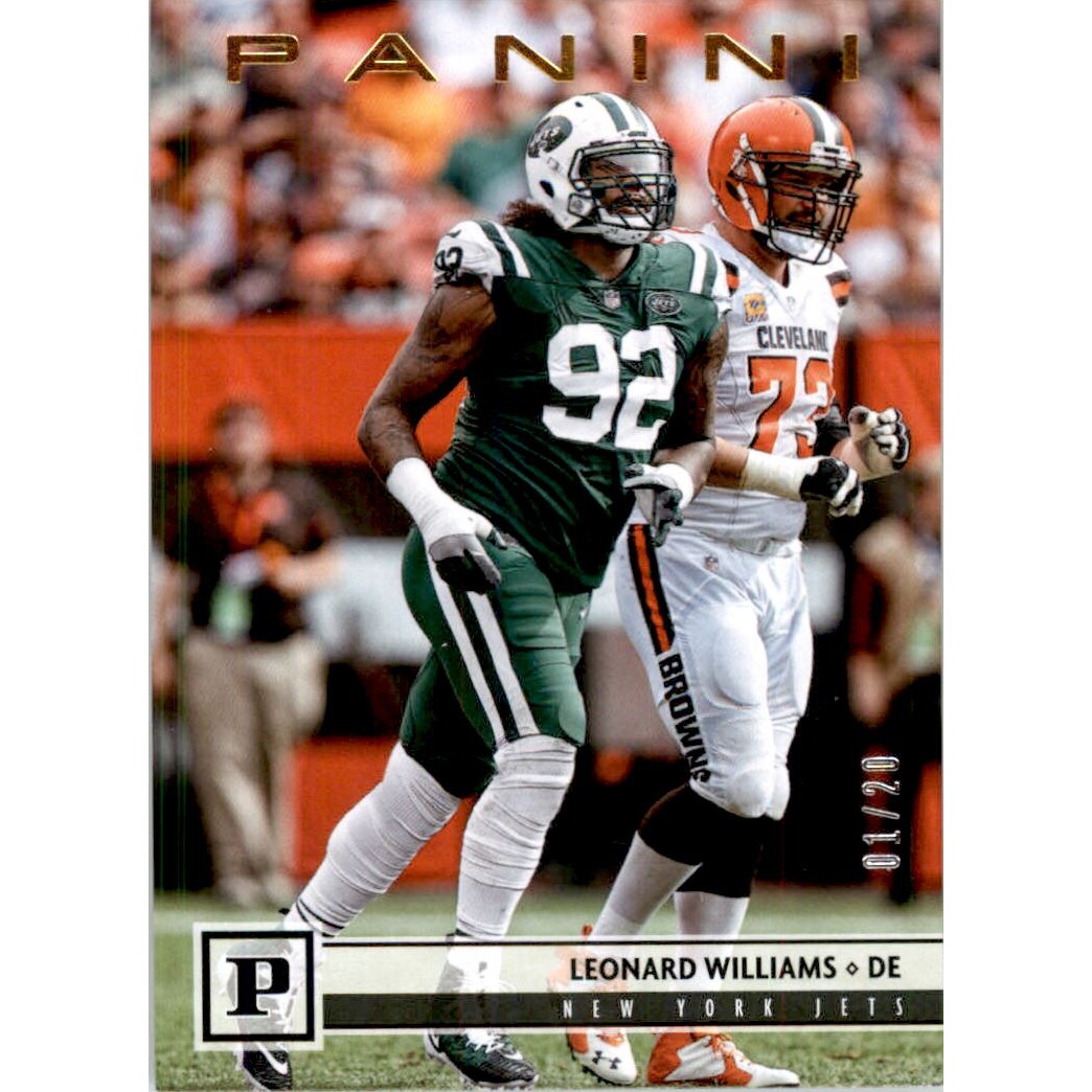 2018 Panini Gold Knight #224 Leonard Williams 2018 Panini Gold Knight #224 Leonard Williams