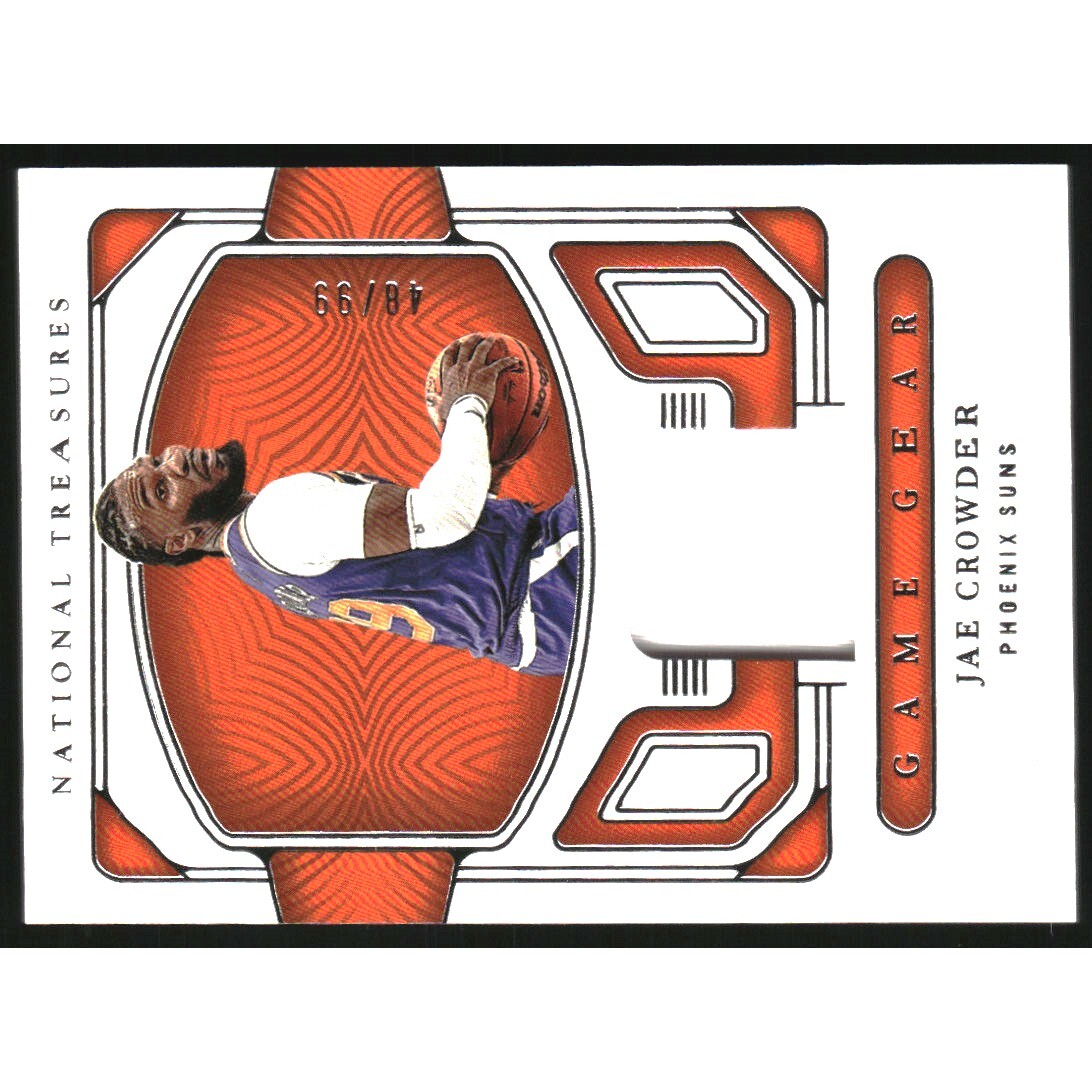 2022-23 Panini National Treasures Game Gear #40 Jae Crowder. rookie card picture
