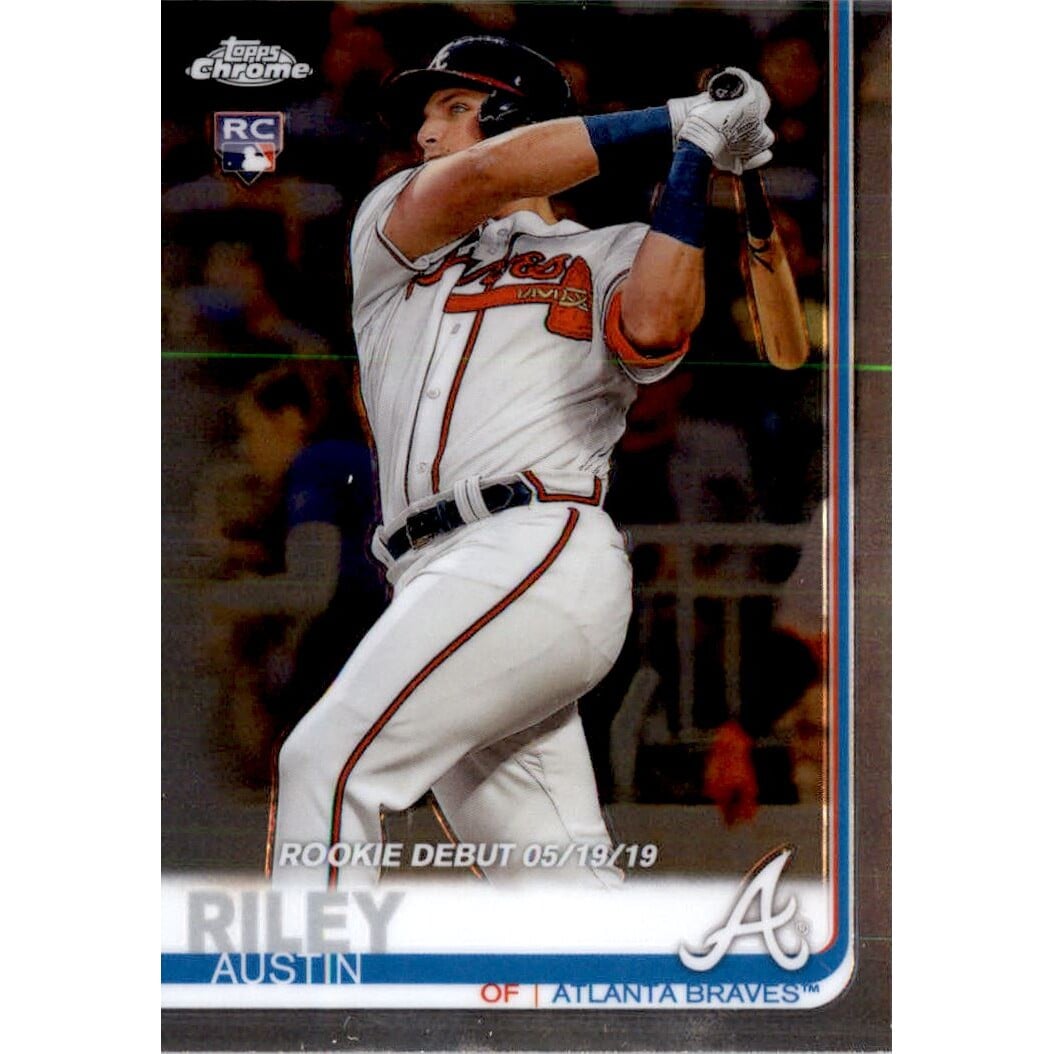 2019 Topps Chrome Update #61 Austin Riley RD. rookie card picture