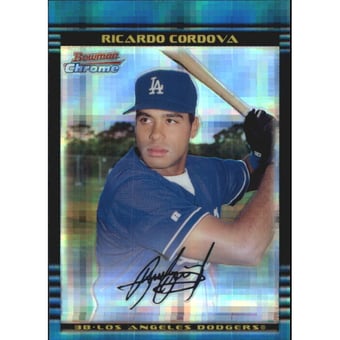 2002 Bowman Chrome X-Fractors #208 Ricardo Cordova
