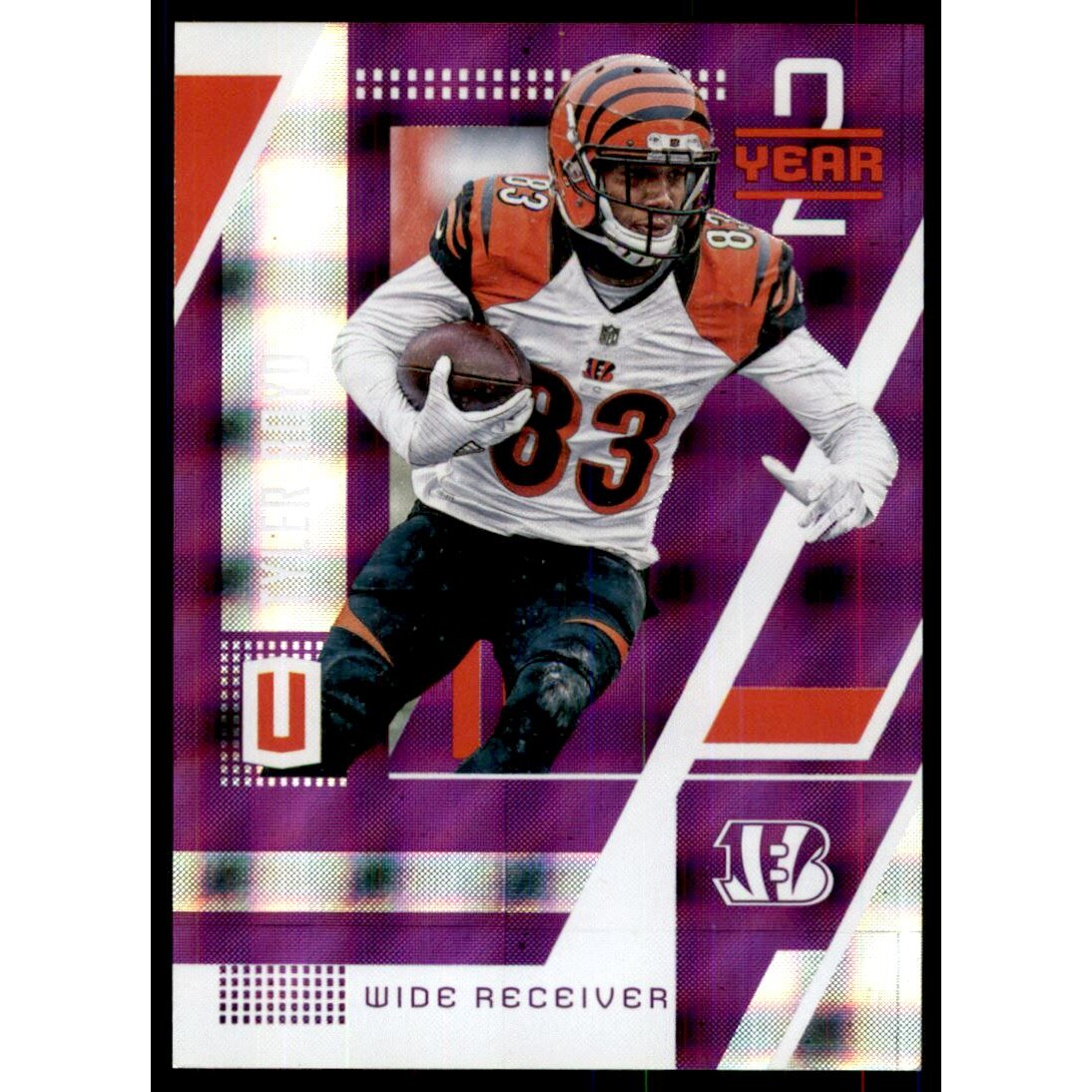 2017 Panini Unparalleled Year 2 Purple #21 Tyler Boyd 2017 Panini Unparalleled Year 2 Purple #21 Tyler Boyd