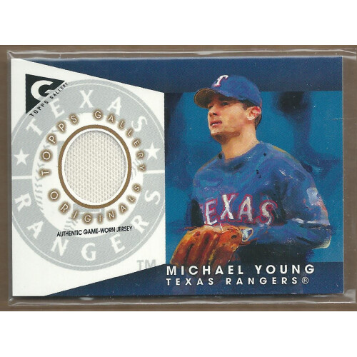 2005 Topps Gallery Originals Relics #MY Michael Young Jsy. rookie card picture