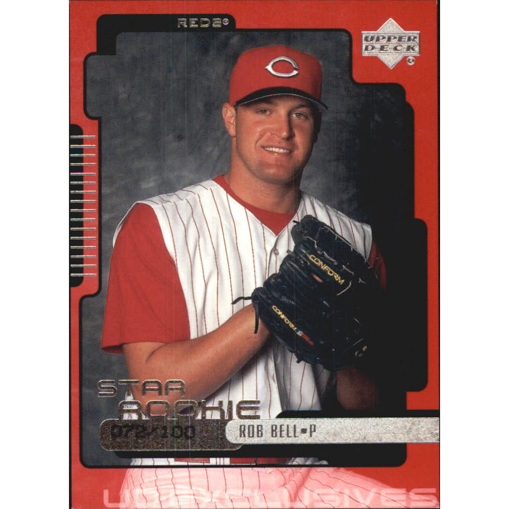 2000 Upper Deck Exclusives Silver #288 Rob Bell SR. rookie card picture