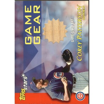 2000 Topps Stars Game Gear Bats #GGB3 Corey Patterson B
