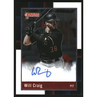 2022 Donruss Optic Retro '88 Signatures #37 Will Craig