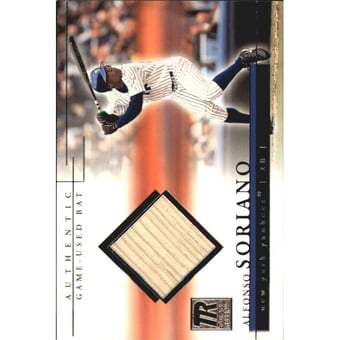 2002 Topps Reserve Bat Relics #AS Alfonso Soriano E