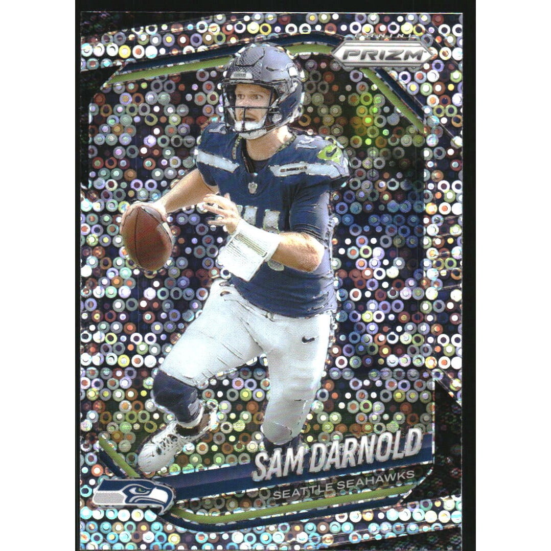 2025 Panini Prizm Prizms No Huddle #269 Sam Darnold. rookie card picture