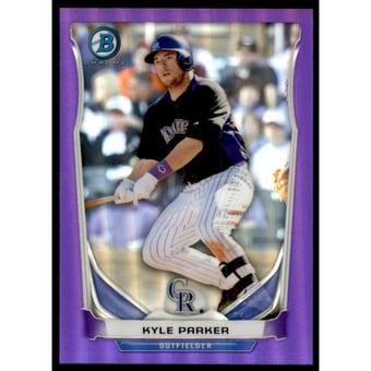 2014 Bowman Chrome Prospects Purple Refractors #BCP23 Kyle Parker