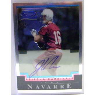 2004 Bowman Chrome #241 John Navarre AU D RC. rookie card picture
