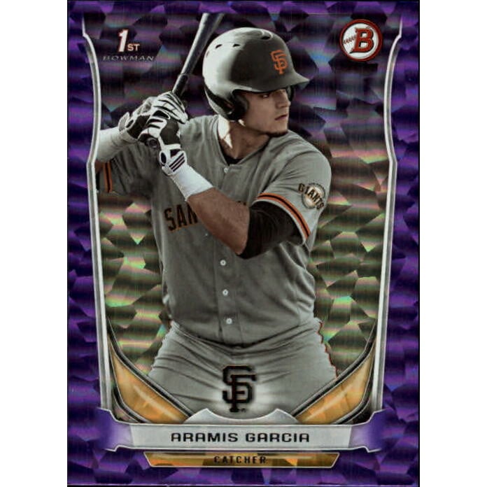 2014 Bowman Draft Purple Ice #DP50 Aramis Garcia. rookie card picture
