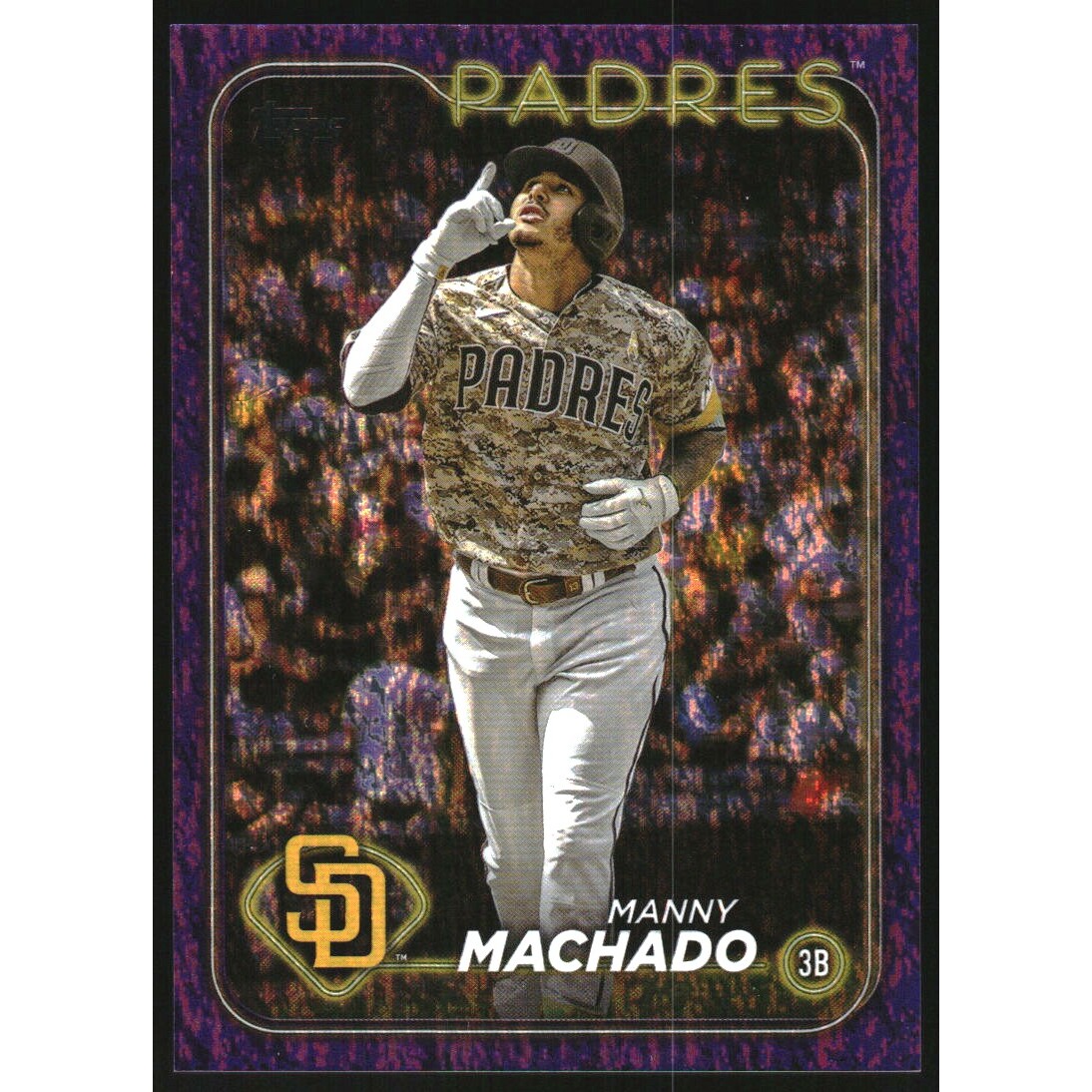 2024 Topps Purple Foil #550 Manny Machado