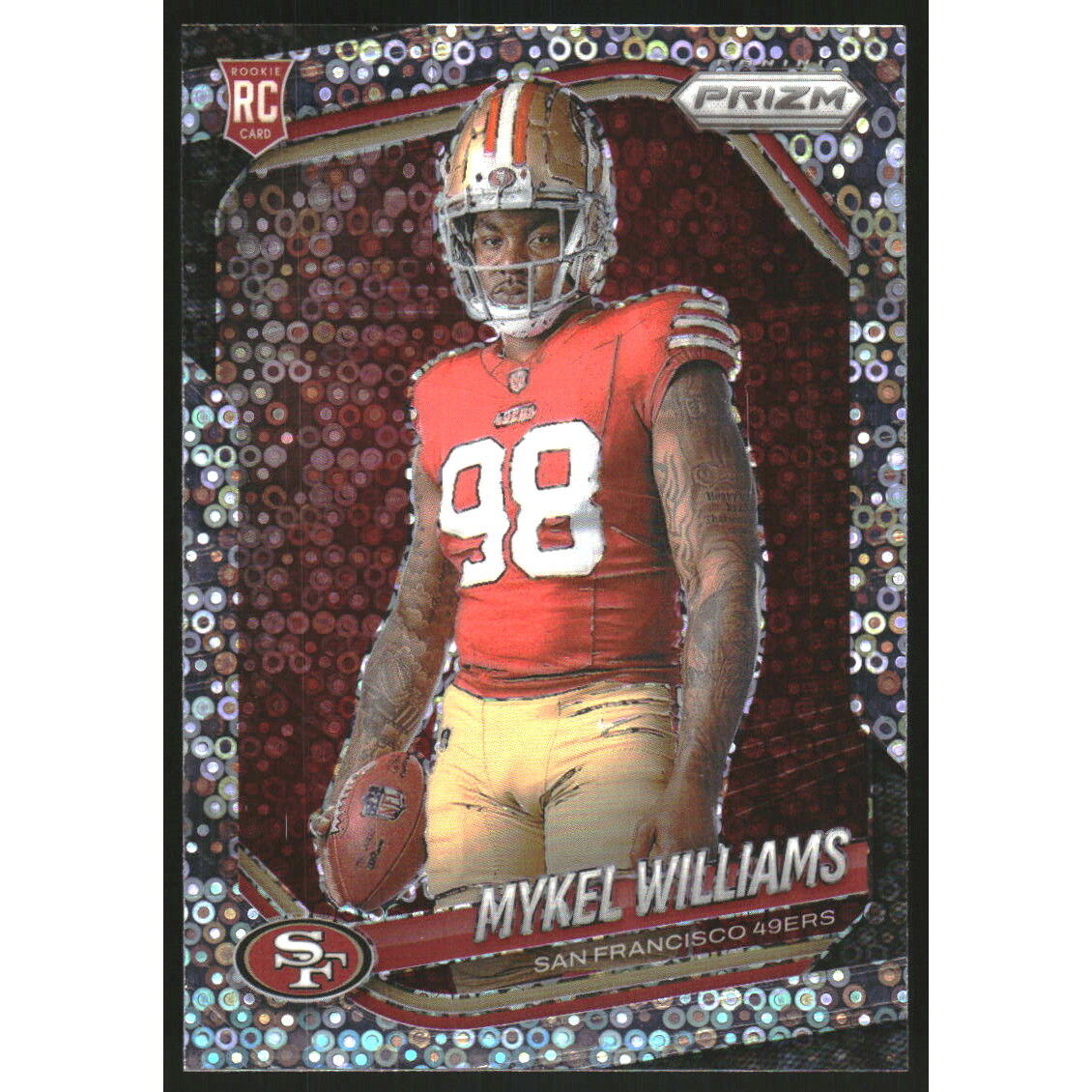 2025 Panini Prizm Prizms No Huddle #437 Mykel Williams