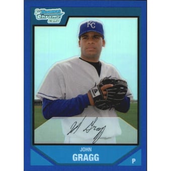 2007 Bowman Chrome Prospects Blue Refractors #BC57 John Gragg