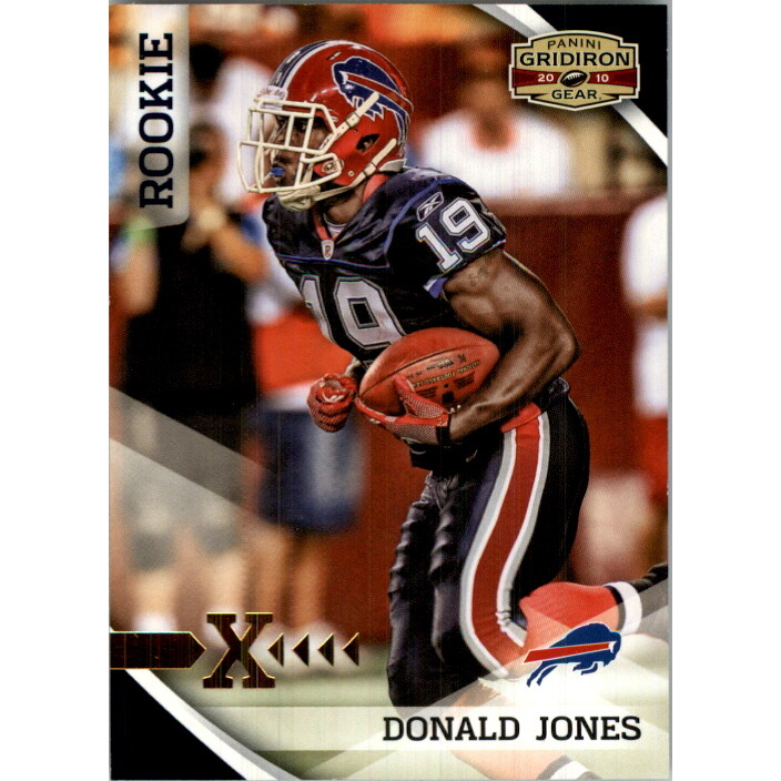 2010 Panini Gridiron Gear Gold X's #185 Donald Jones