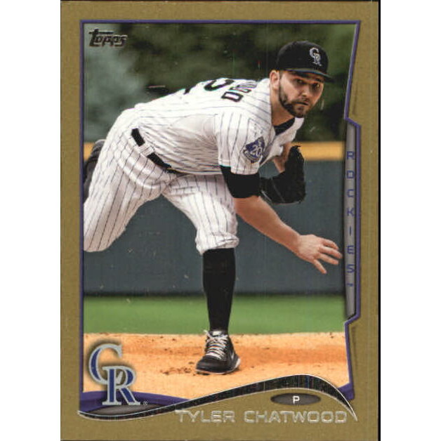 2014 Topps Mini Gold #380 Tyler Chatwood. rookie card picture