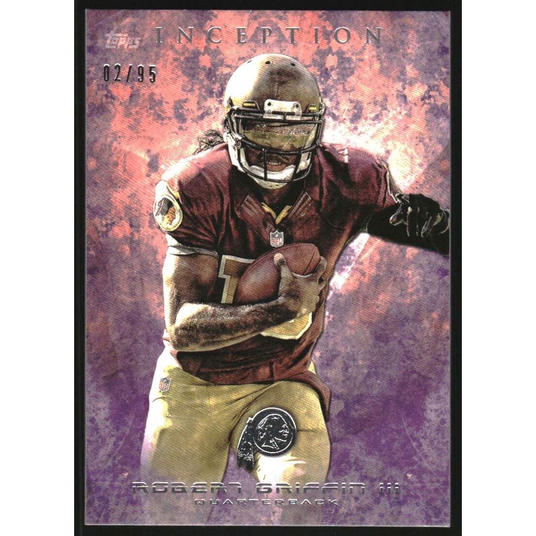 2013 Topps Inception Purple #80 Robert Griffin III. rookie card picture