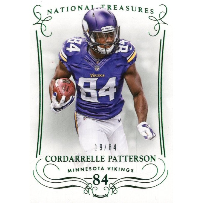 2014 Panini National Treasures Century Numbers #93 Cordarrelle Patterson/84