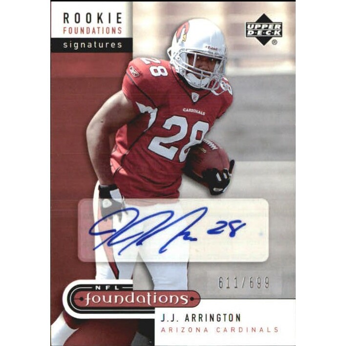 2005 Upper Deck Foundations #223 J.J. Arrington AU/699 RC