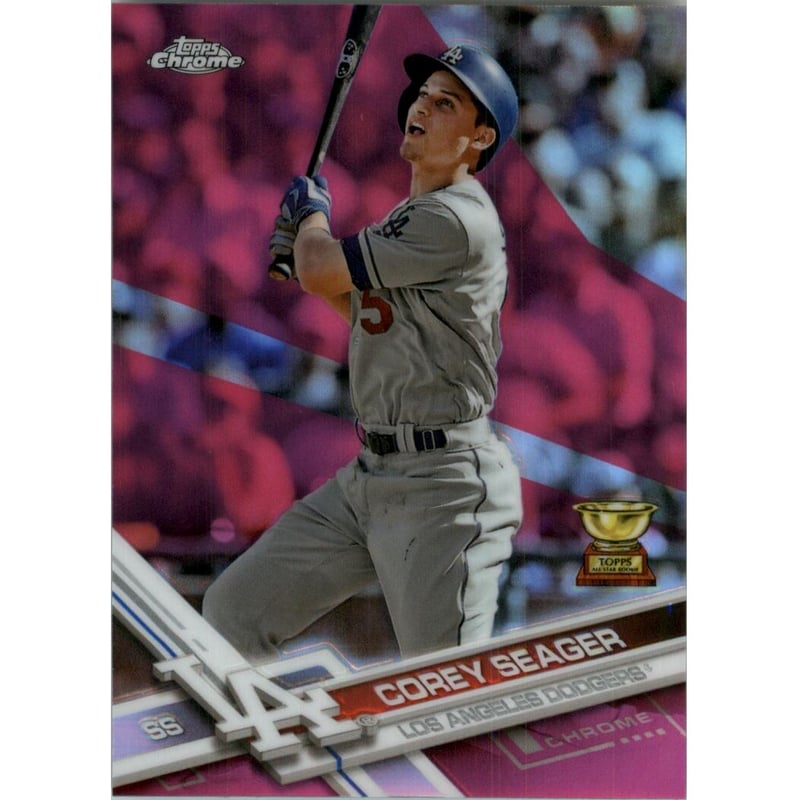 2017 Topps Chrome Pink Refractors #50 Corey Seager