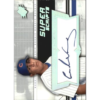 2004 SPx SuperScripts Rookies #CV Carlos Vasquez