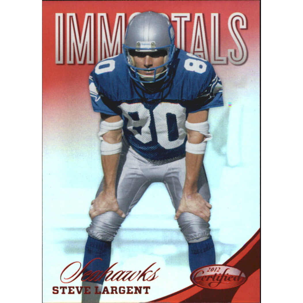 2012 Certified Mirror Red #199 Steve Largent