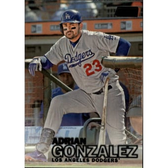 2016 Stadium Club Black #134 Adrian Gonzalez