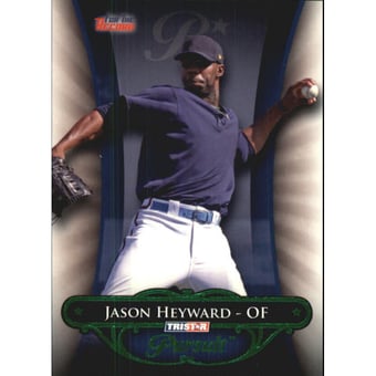 2010 TRISTAR Pursuit Green #56b Jason Heyward VAR