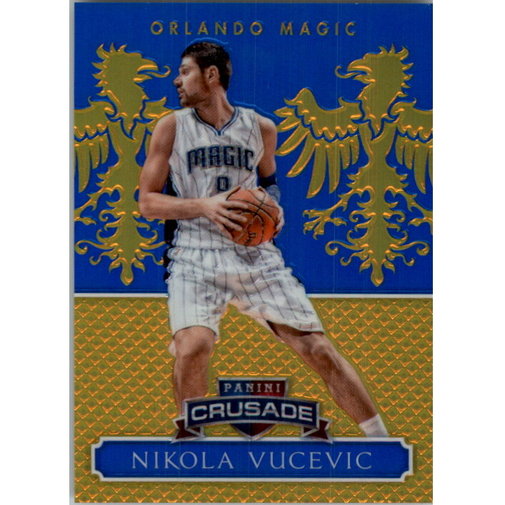 2014-15 Panini Excalibur Crusade Blue #112 Nikola Vucevic 2014-15 Panini Excalibur Crusade Blue #112 Nikola Vucevic