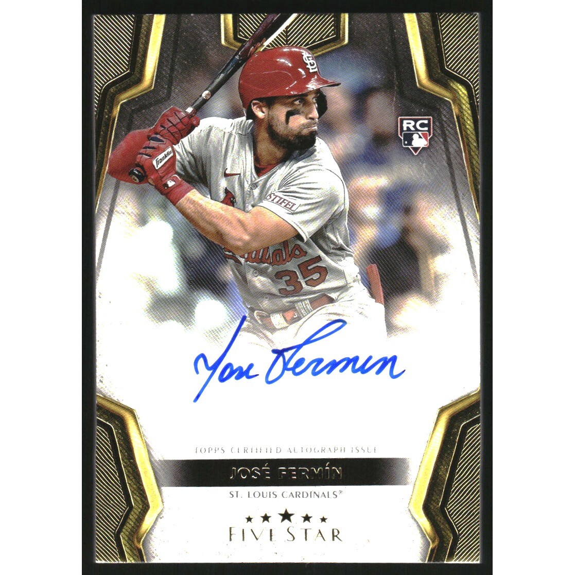 2024 Topps Five Star Autographs #FSAJF Jose Fermin RC. rookie card picture