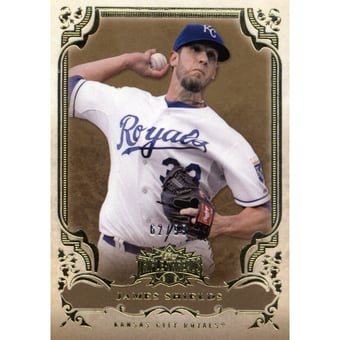 2013 Topps Triple Threads Gold #96 James Shields