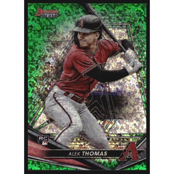 2022 Bowman's Best Green Mini Diamond Refractors #22 Alek Thomas