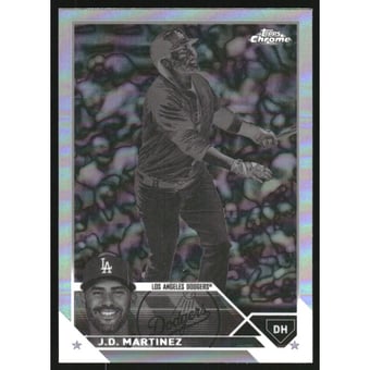2023 Topps Chrome Negative Refractors #98 J.D. Martinez