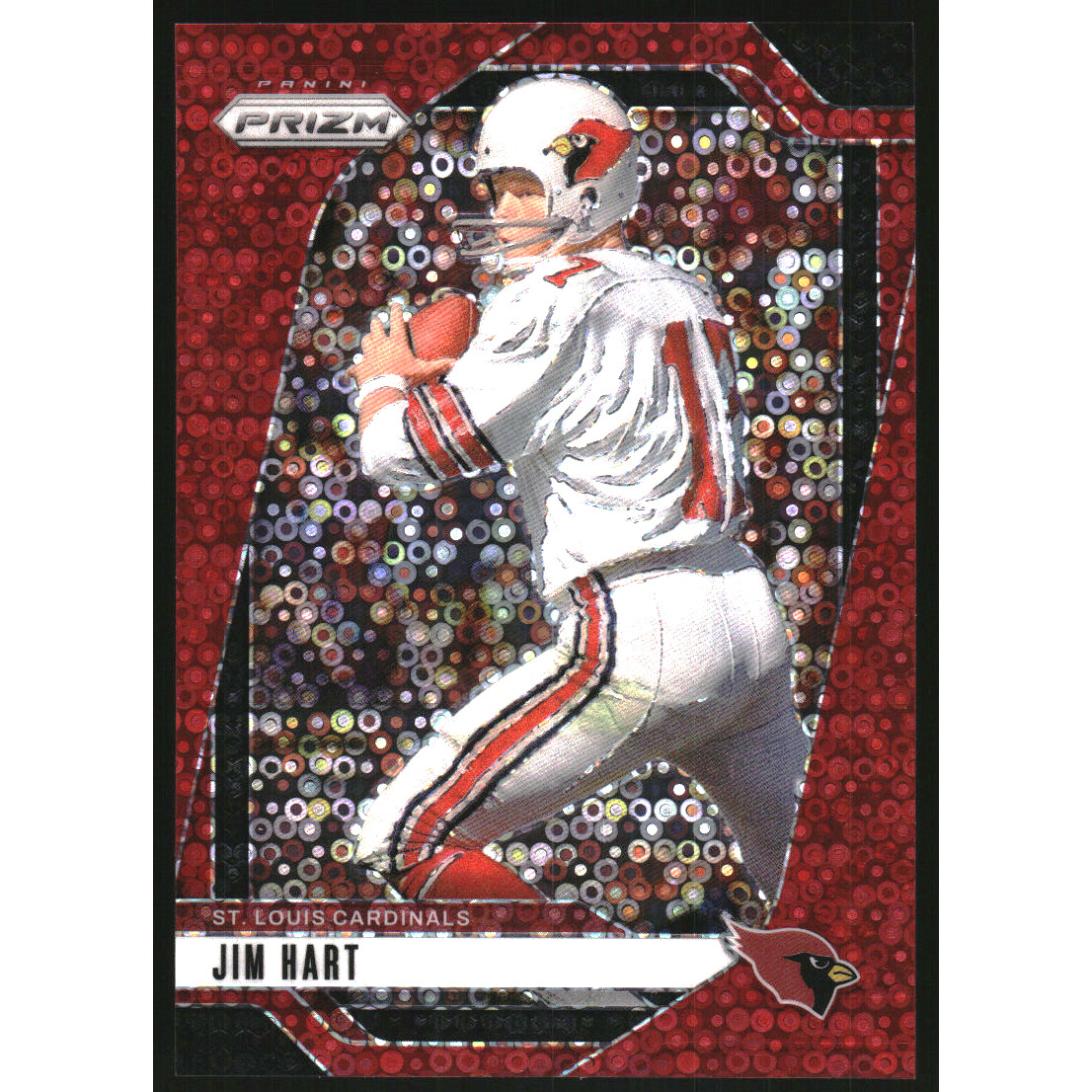 2024 Panini Prizm Prizms No Huddle Red #9 Jim Hart