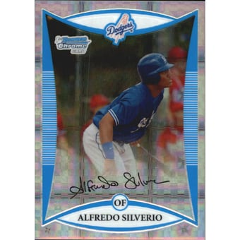 2008 Bowman Chrome Prospects X-Fractors #BCP165 Alfredo Silverio