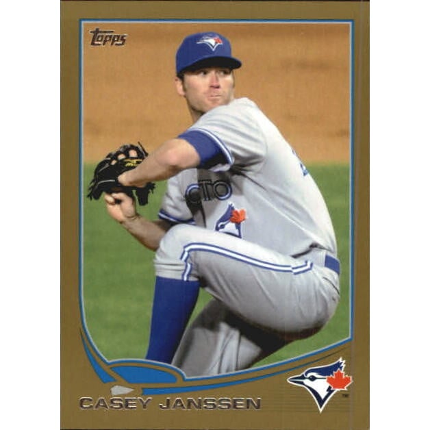 2013 Topps Mini Gold #354 Casey Janssen. rookie card picture