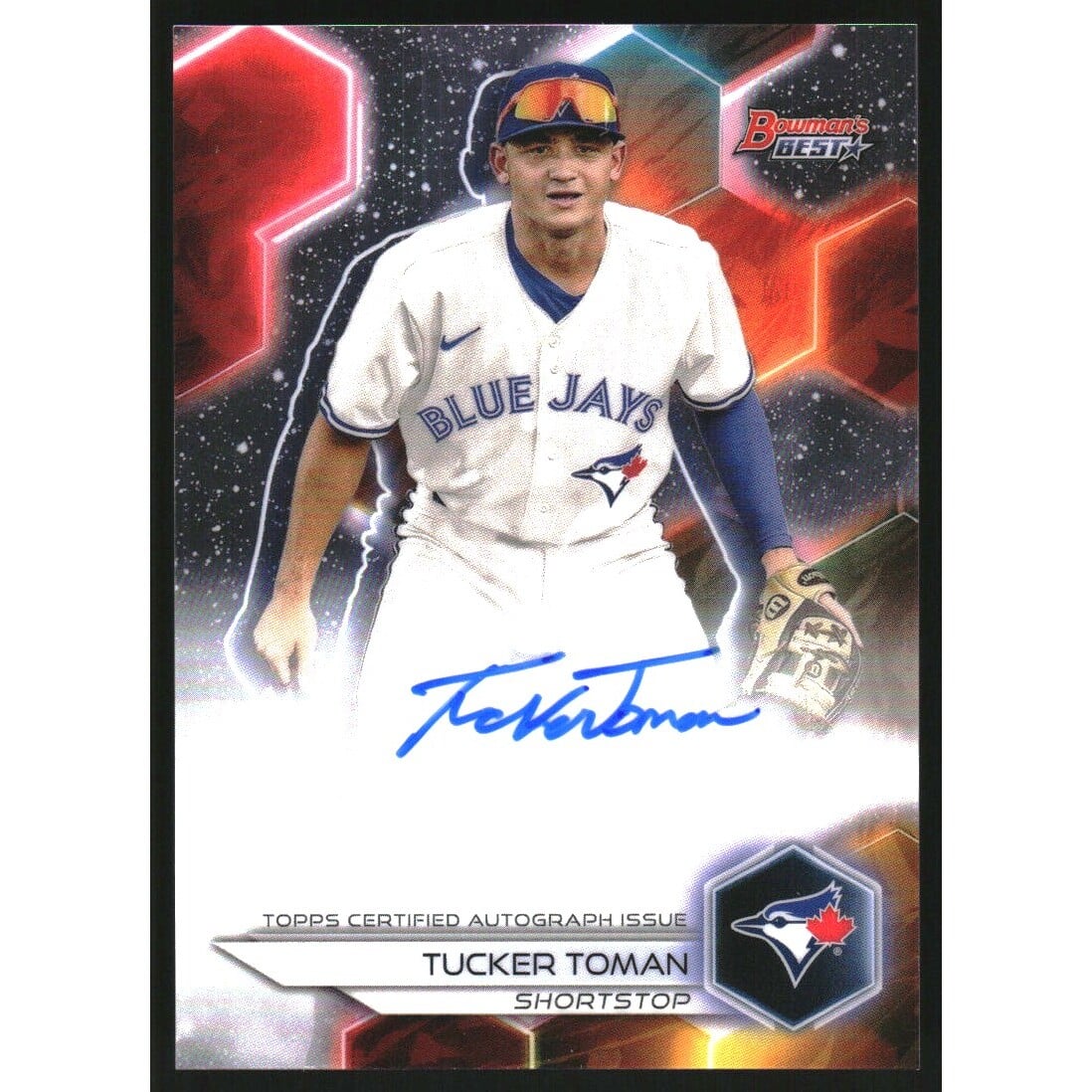 2023 Bowman's Best Best of '23 Autographs #B23TT Tucker Toman