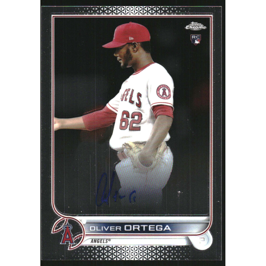 2022 Topps Chrome Rookie Autographs #RAOO Oliver Ortega. rookie card picture