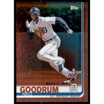 2019 Topps Opening Day Red Foil #9 Niko Goodrum