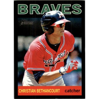2013 Topps Heritage Minors Black #214 Christian Bethancourt