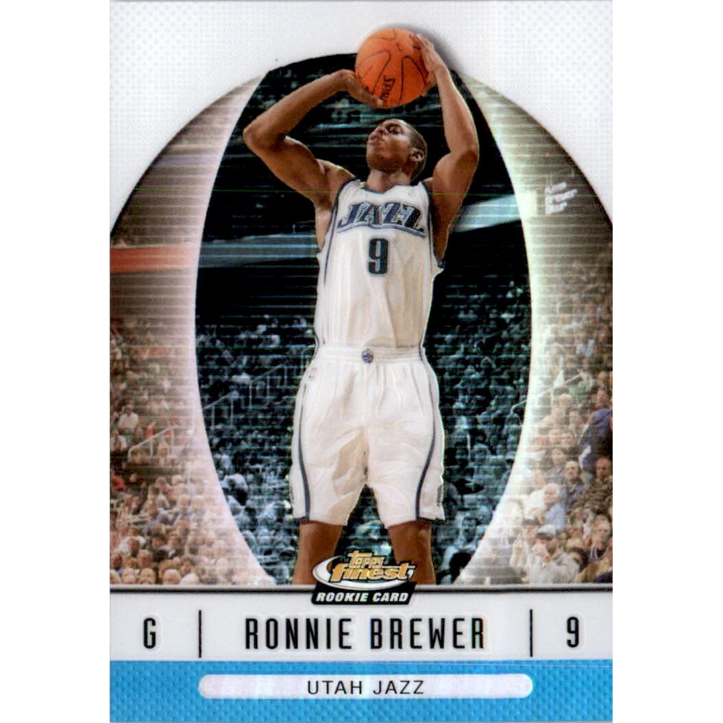2006-07 Finest Refractors Blue #56 Ronnie Brewer