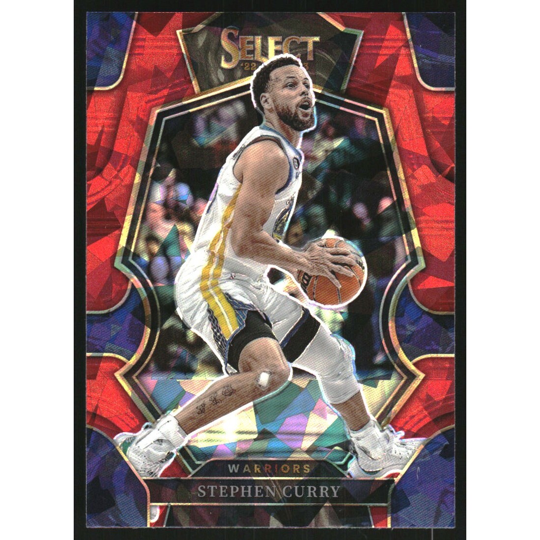 2022-23 Select Prizms Red Cracked Ice #127 Stephen Curry 2022-23 Select Prizms Red Cracked Ice #127 Stephen Curry
