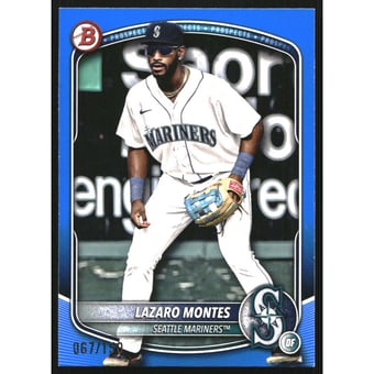 2025 Bowman Prospects Blue #BP23 Lazaro Montes