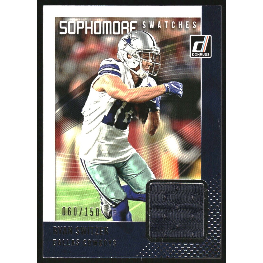 2018 Donruss Sophomore Swatches #3 Ryan Switzer
