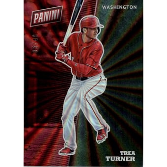 2017 Panini National Convention Rainbow Spokes #BB13 Trea Turner