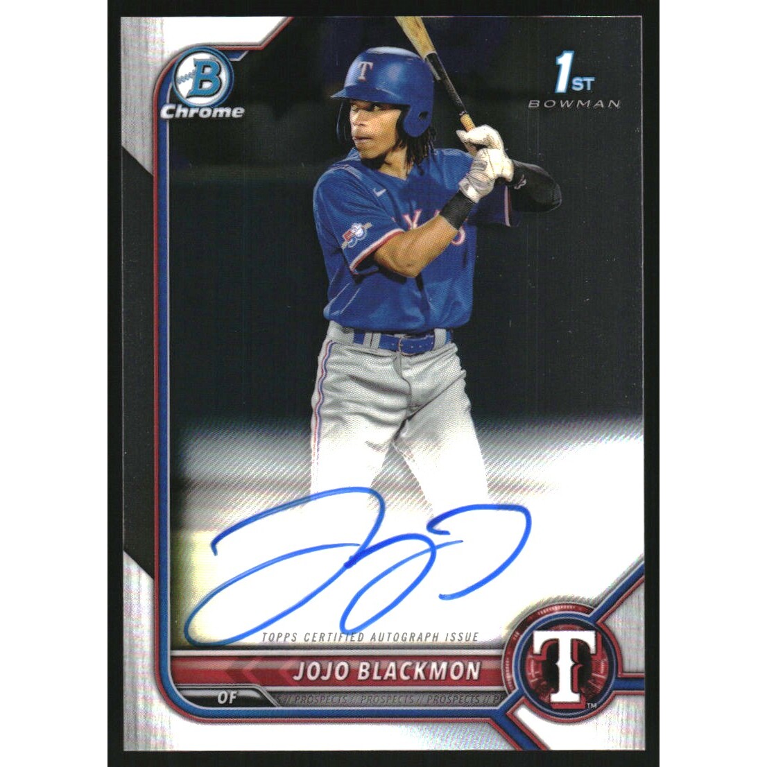 2022 Bowman Chrome Prospect Autographs #CPAJBN JoJo Blackmon