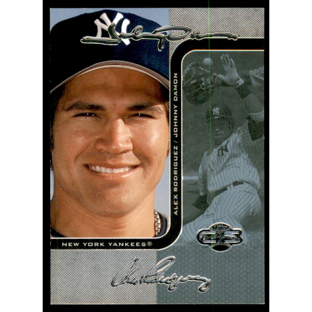 2006 Topps Co-Signers Changing Faces Silver Blue #47A Johnny Damon/Alex Rodriguez